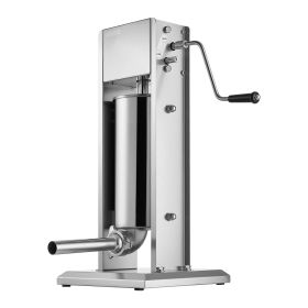 Manual Sausage Stuffer, 11 LBS / 5 L Vertical Meat Stuffer, Dual-Speed Sausage Casing Meat Filling Machine